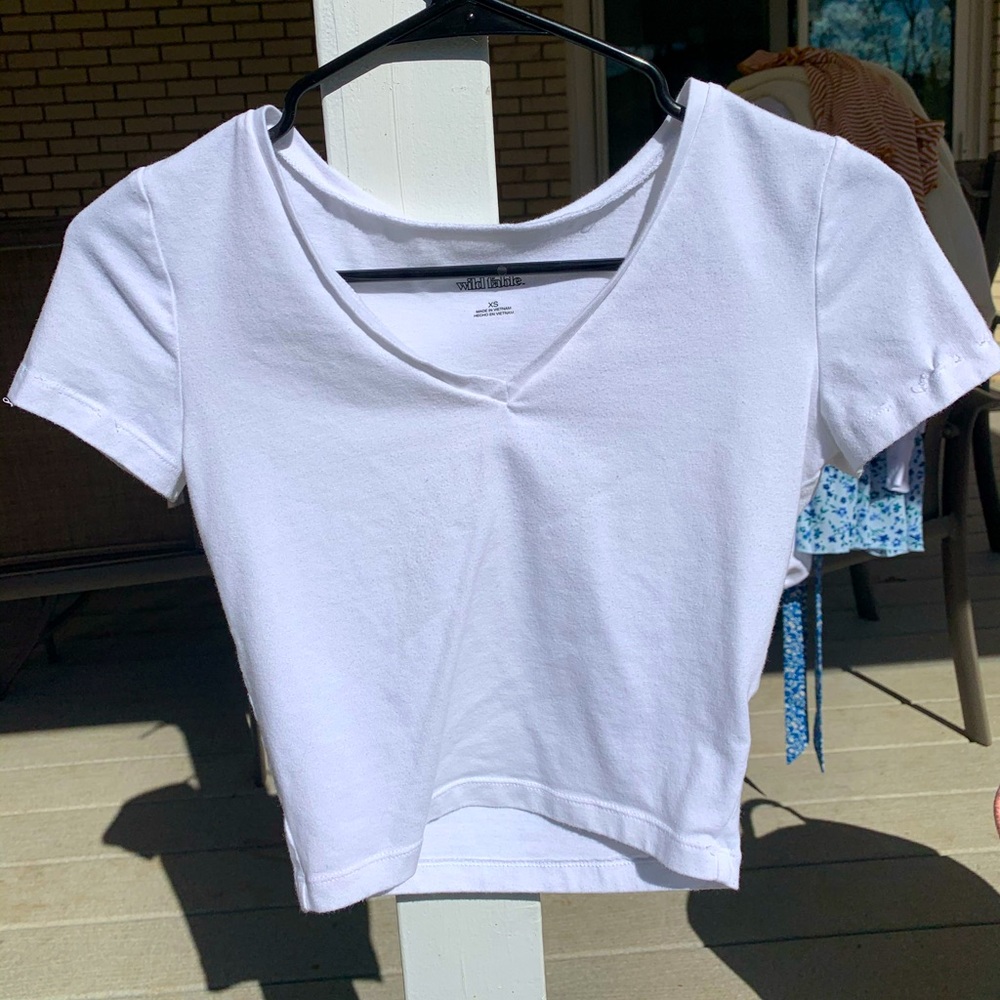 White shirt!